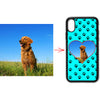 Coque Love Chien Photo PERSONNALISÉE - Bleu ciel