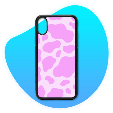 Coque camouflage vache Rose clair - Coque de téléphone TropiCase