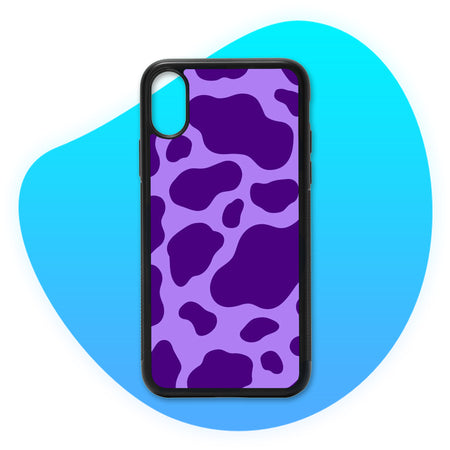 Coque camouflage vache Violet - Coque de téléphone TropiCase