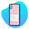 Coque Dessin Line Art personnalisée rose - Coque personnalisée TropiCase