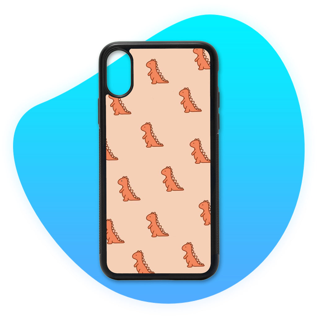 Coque Dinosaures Orange - Coque de téléphone TropiCase